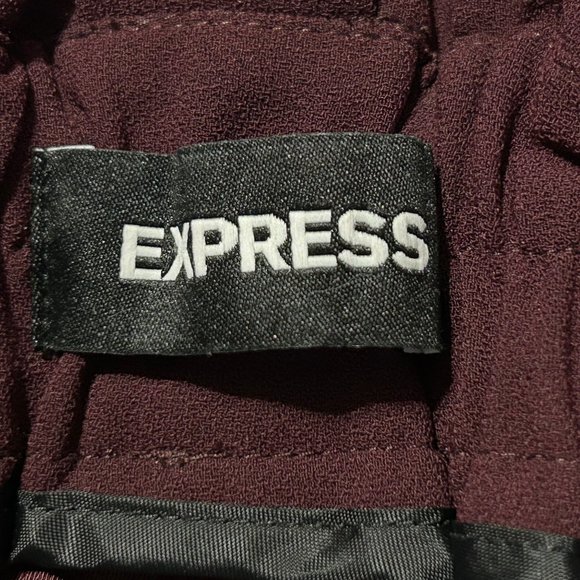 Express Purple Wide Leg Pants - Picture 5 of 9